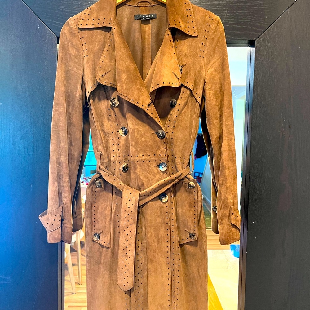 Size S leather light designer coat🧥